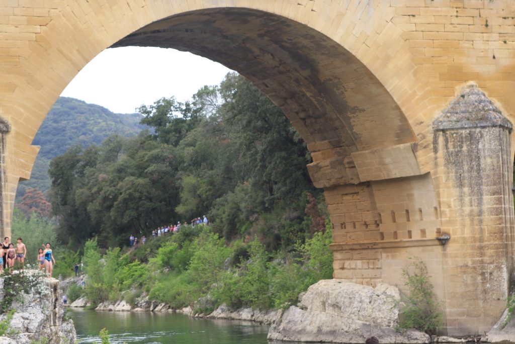 Größter Rundbogen am Pont du Gard