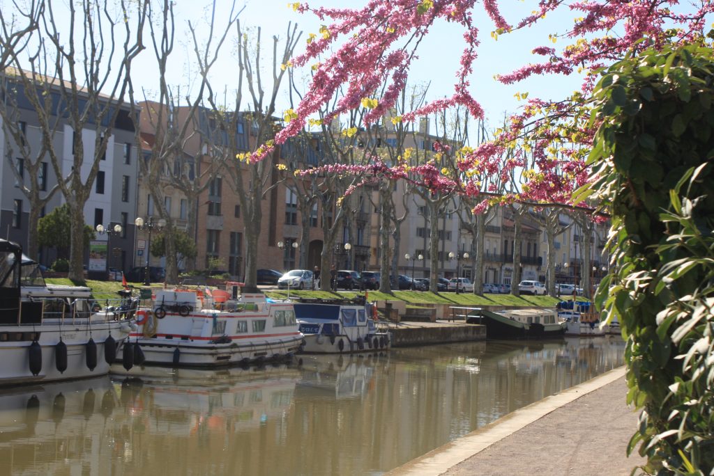 Narbonne, Promenade entlang dem Kanal