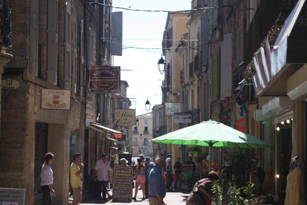Marktgasse in Pézenas